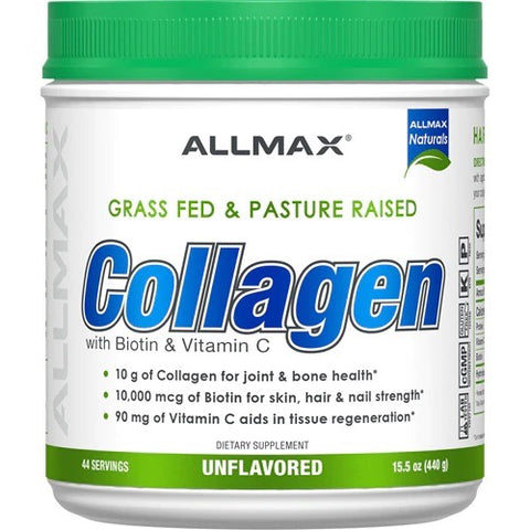 AllMax- Unflavored Collagen Protein - 44serv